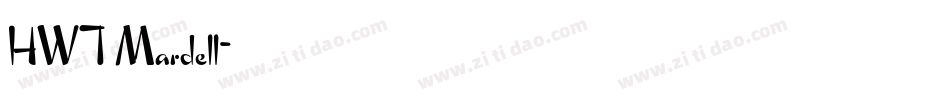 HWT Mardell字体转换